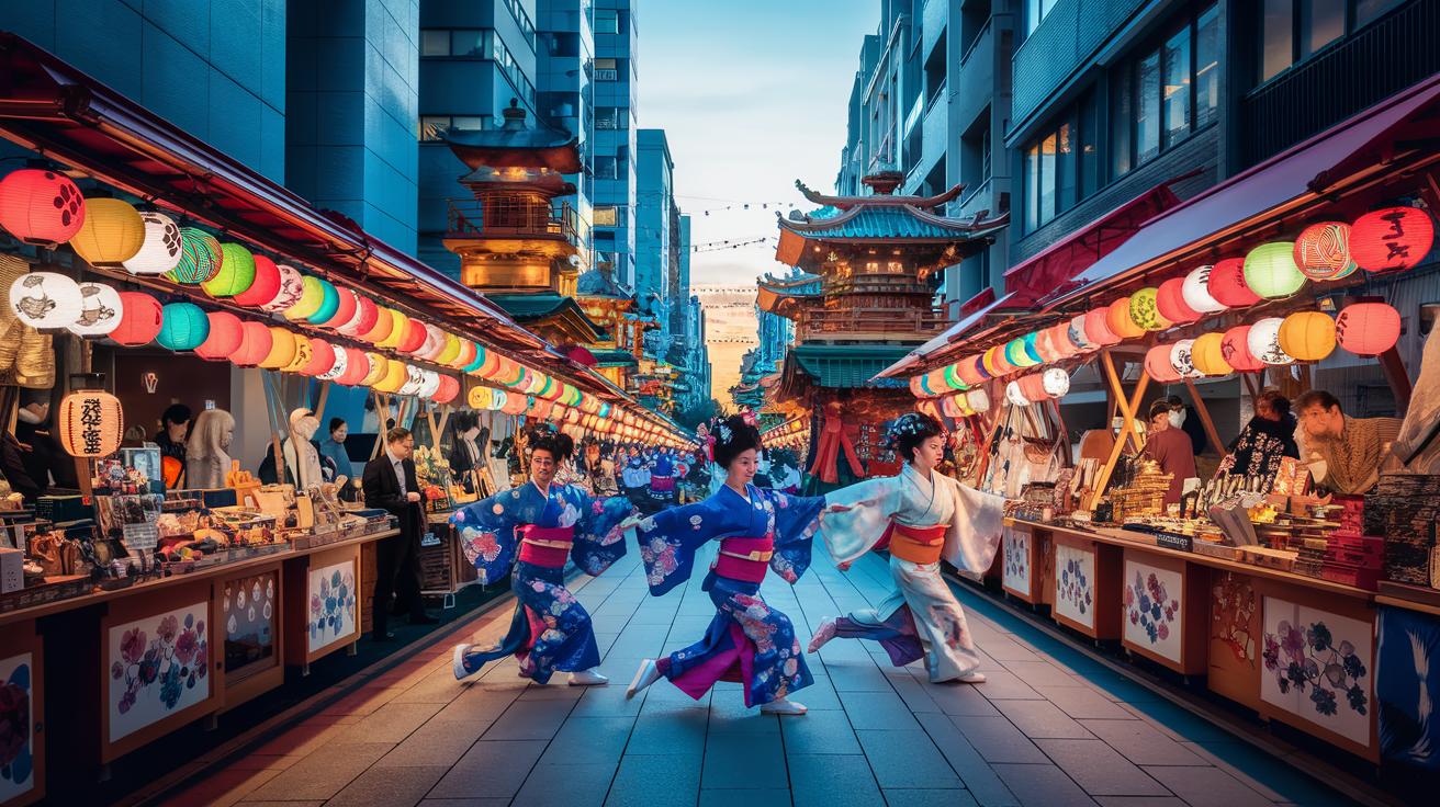 Japońskie festiwale uliczne: Kolory, dźwięki i tradycje