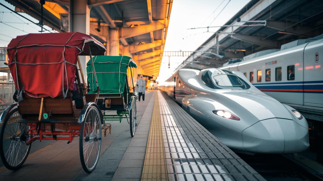 Japońskie pojazdy: od tradycyjnych rikszy po nowoczesne pociągi